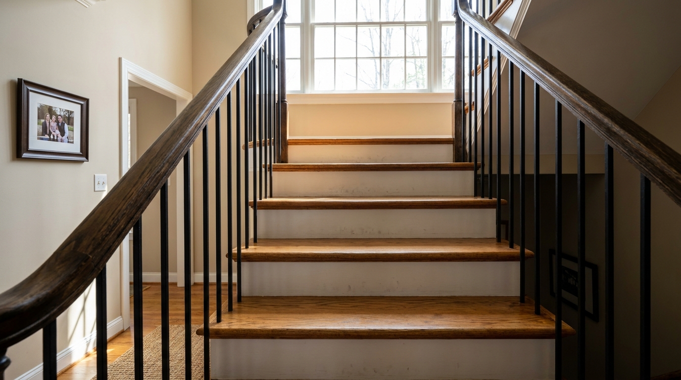 Best Flooring for Stairs in 2026: A DMV Installer's Honest Guide to Hardwood, Carpet, LVP, and Laminate