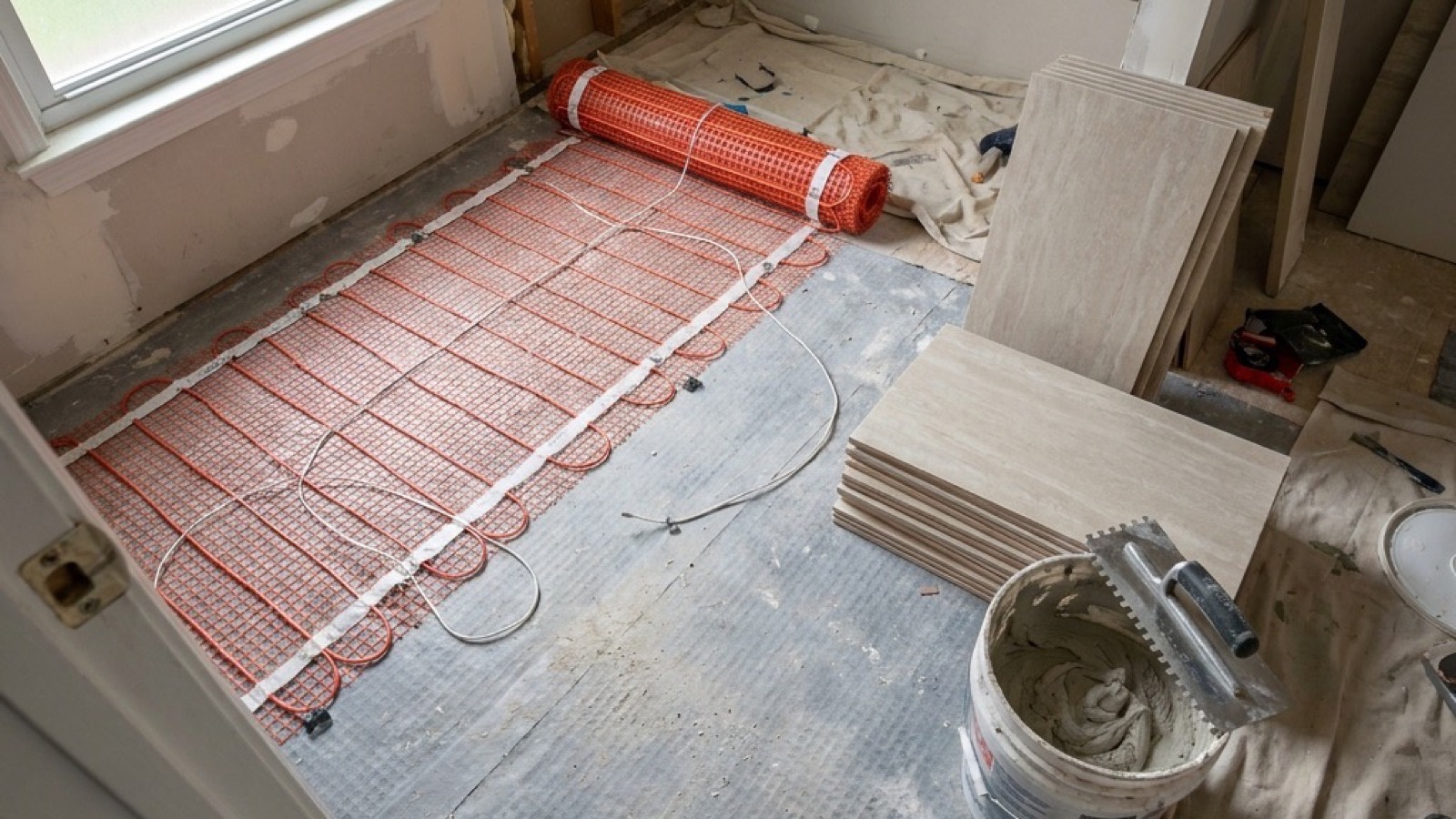 Heated Bathroom Floor Cost in the DMV: Real 2026 Pricing